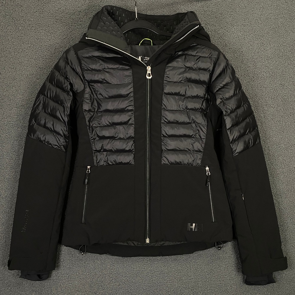 Helly Hansen Avanti Insulated Ski Jacket Womens XS Black Tech Professional - Picture 5 of 16